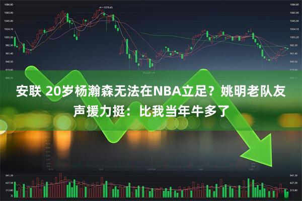 安联 20岁杨瀚森无法在NBA立足？姚明老队友声援力挺：比我当年牛多了