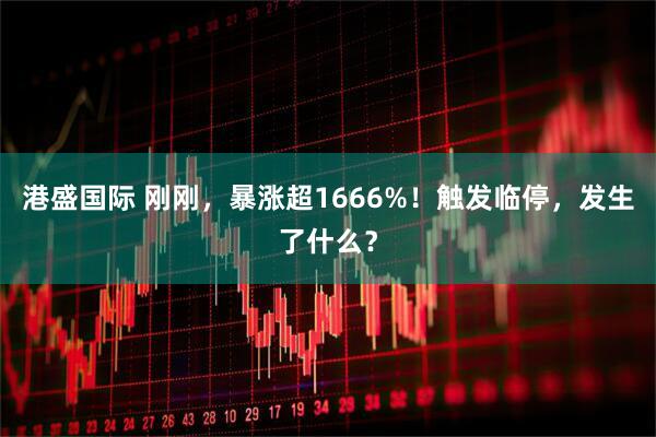 港盛国际 刚刚，暴涨超1666%！触发临停，发生了什么？