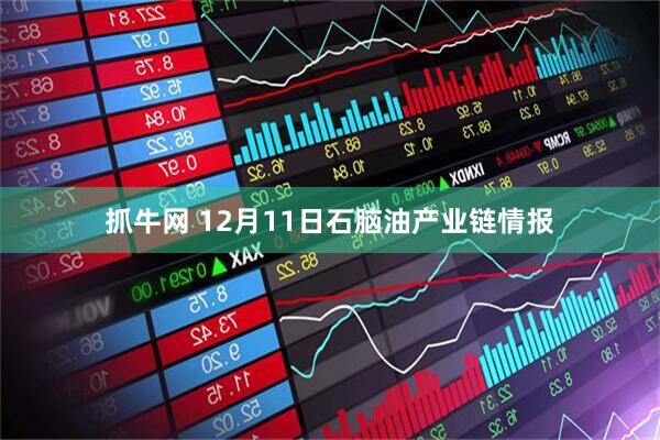 抓牛网 12月11日石脑油产业链情报