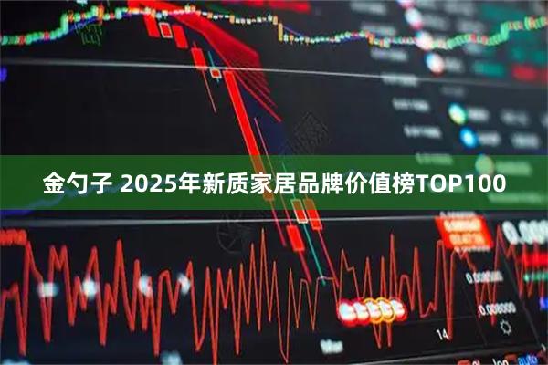 金勺子 2025年新质家居品牌价值榜TOP100
